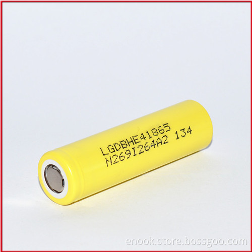 LG HE4 18650 2500mah 20a Rechargeable Battery